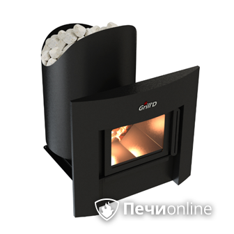 Печь банная GrillD Aurora 160 window black